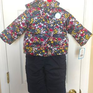 NWT 12M girl snowsuit